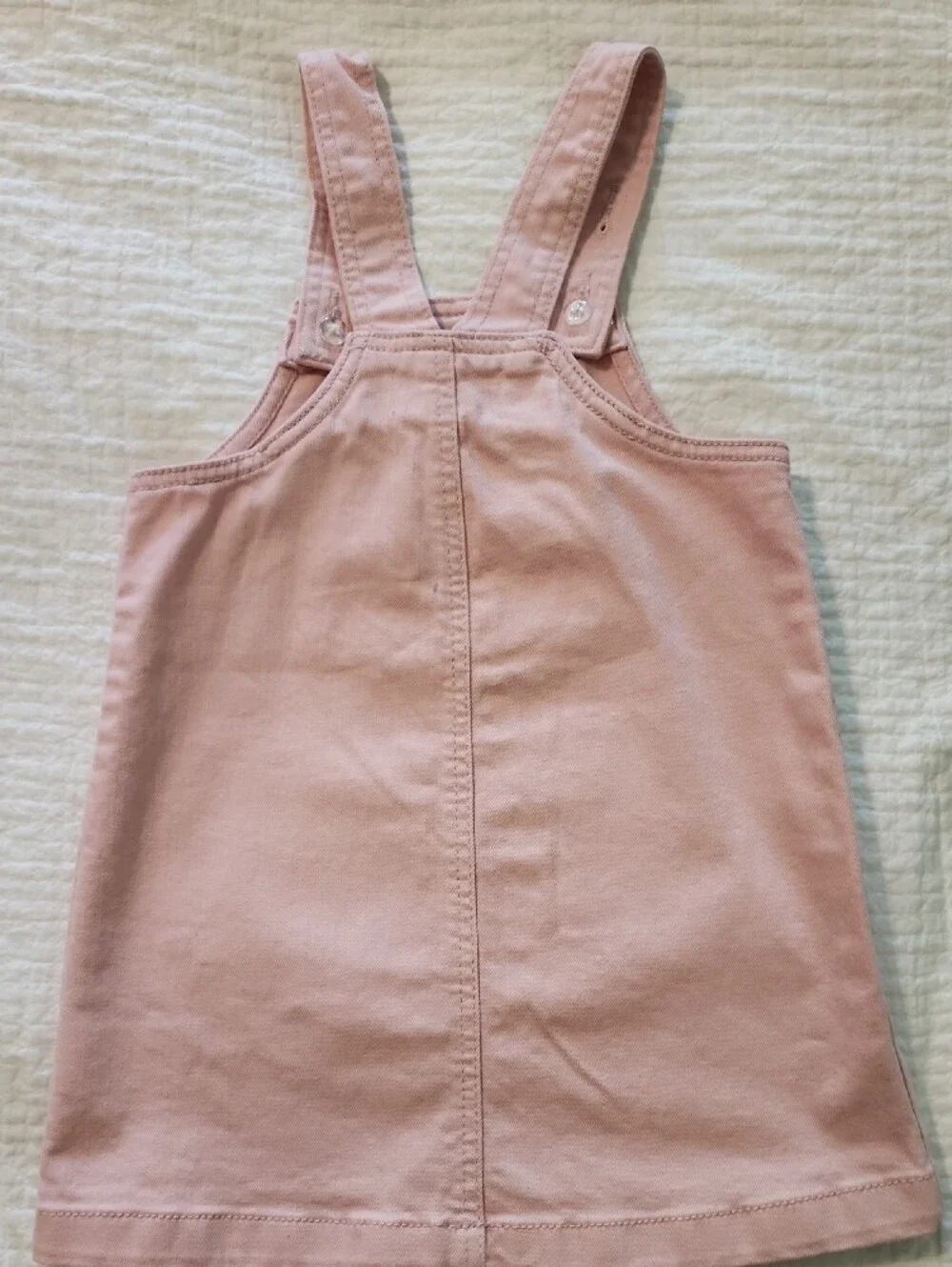 Old Navy Blush Pink Girls' Pinafore Overalls
